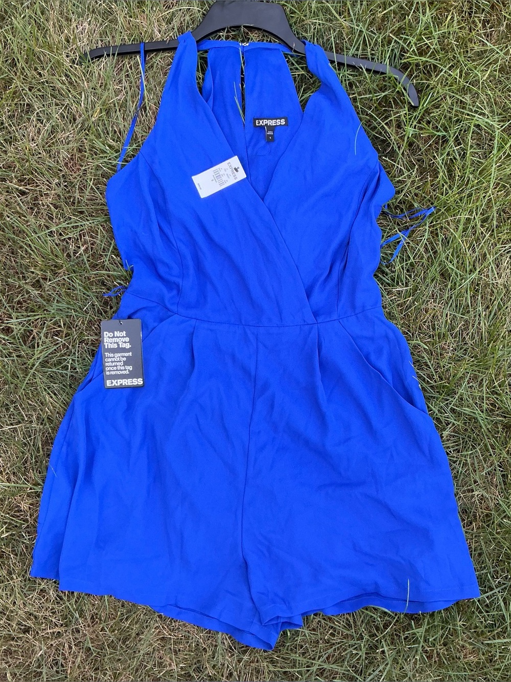Pretty Cobalt Blue Halter Romper 💙💙